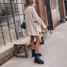Load image into Gallery viewer, Loose Cozy Knit Oversized Slit Side Sweater
