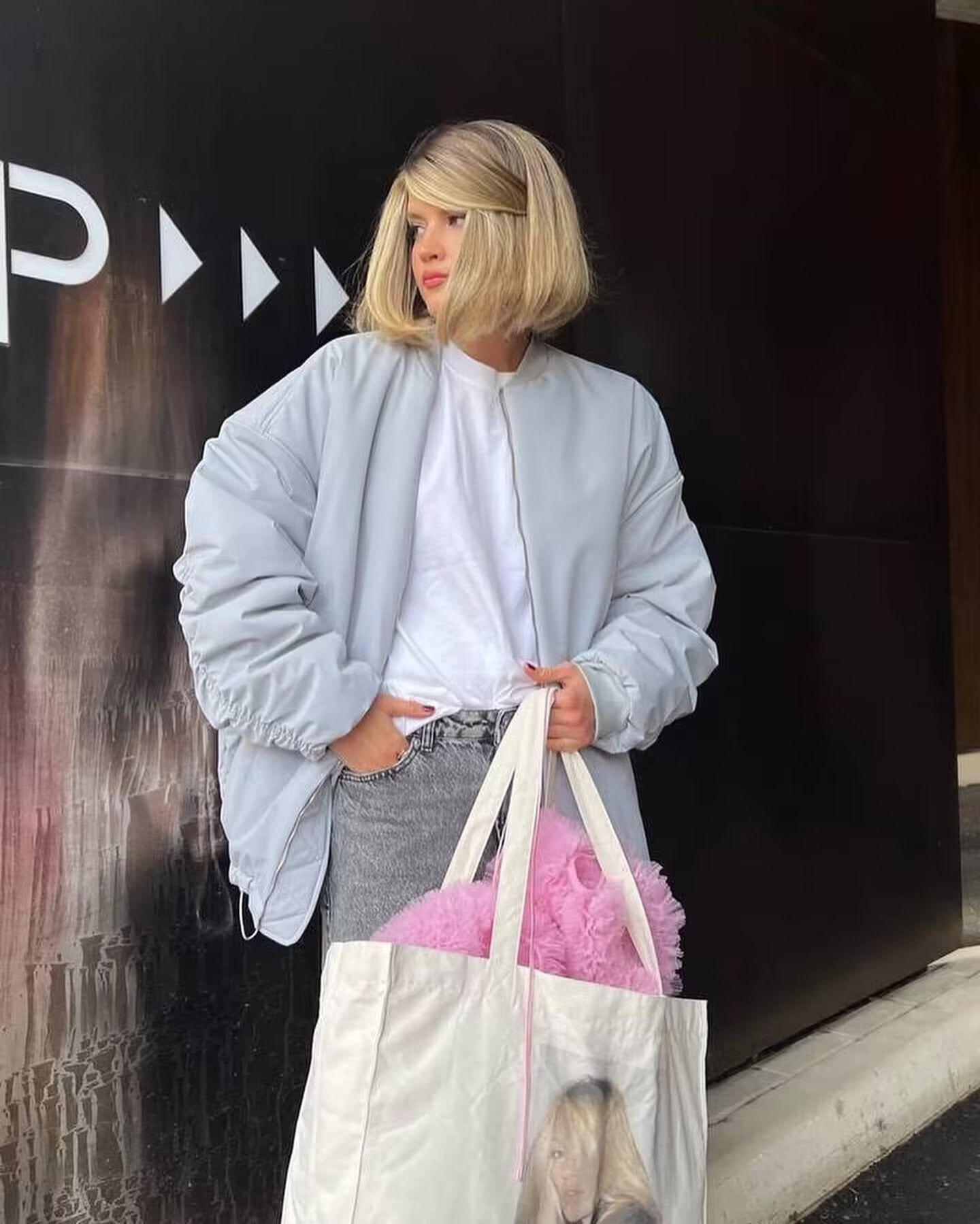 Loosr Bomber Zipper Up Jacket