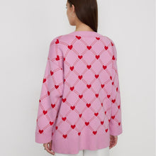 Load image into Gallery viewer, Love Brocade Autumn V-neck Cardigan Sweater
