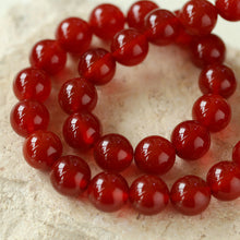 Load image into Gallery viewer, Vintage 18k Gold Plated Big Red Beaded Choker Necklace
