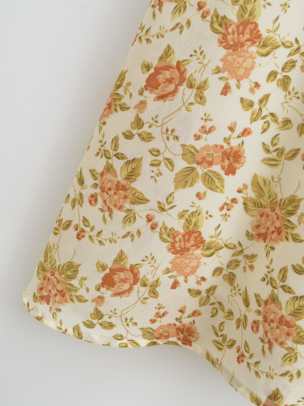 Floral Print Sleeveless Midi Dress