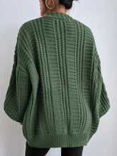 Load image into Gallery viewer, Casual Plain V neck Long Sleeve Cardigan
