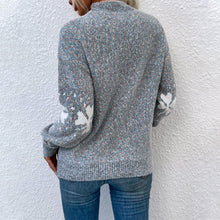 Load image into Gallery viewer, Snow Flake Long Sleeve Sweater
