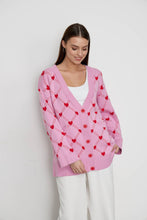 Load image into Gallery viewer, Love Brocade Autumn V-neck Cardigan Sweater
