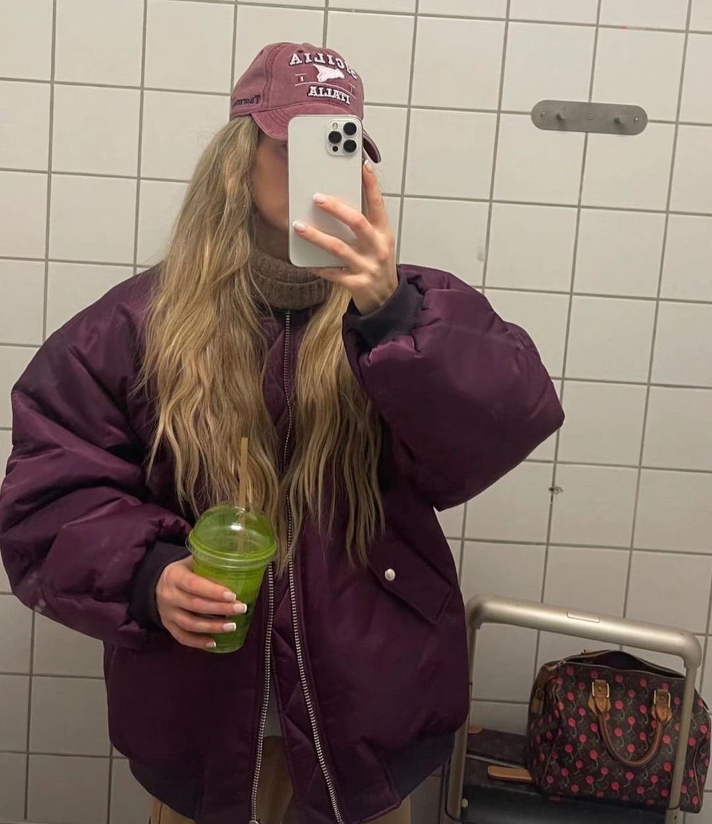 Loosr Bomber Zipper Up Jacket