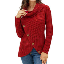 Load image into Gallery viewer, Irregular Winter Shawl Sweater
