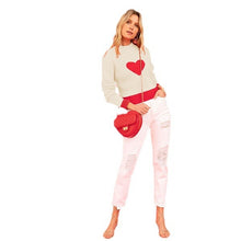 Load image into Gallery viewer, Women’s Valentine Love Turtleneck Pullover Sweater
