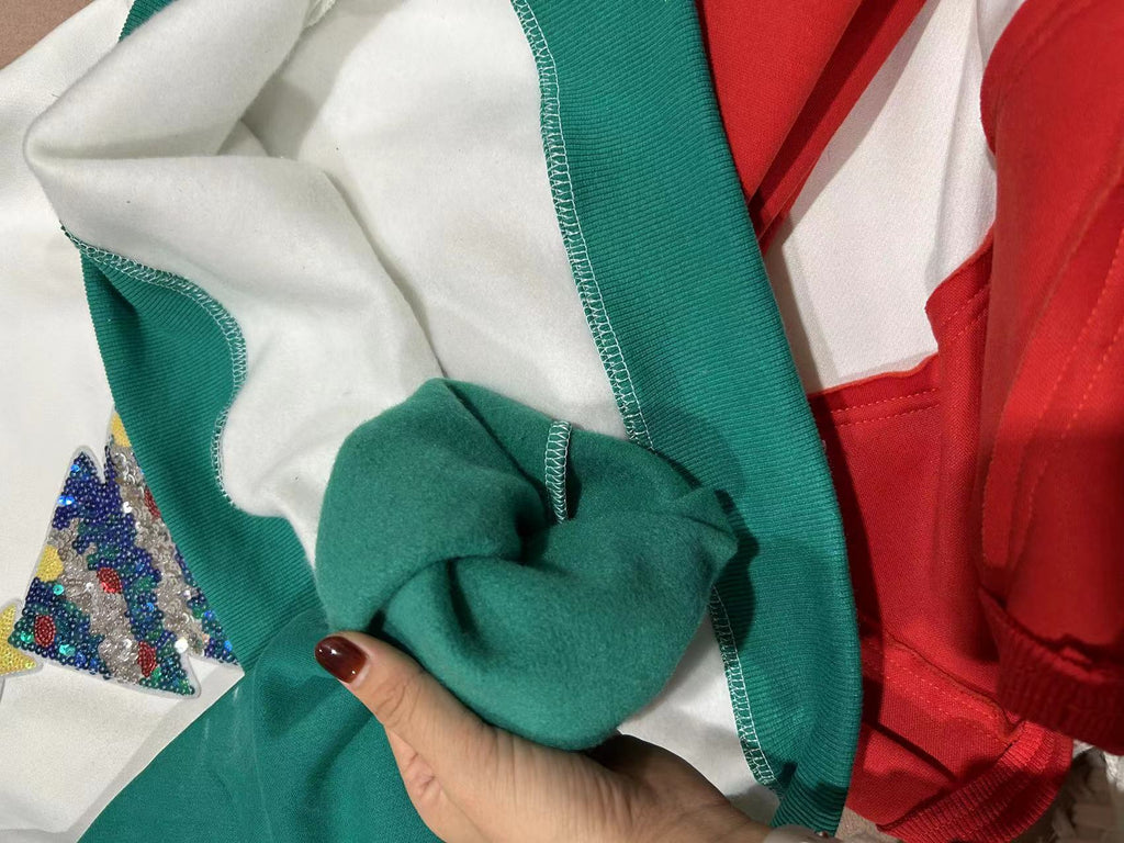 Christmas Tree Sequined Long Sleeve Sweatshirt