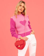 Load image into Gallery viewer, Women’s Valentine Love Turtleneck Pullover Sweater
