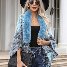 Load image into Gallery viewer, Tassel Contrast Weave Cardigan Outerwear
