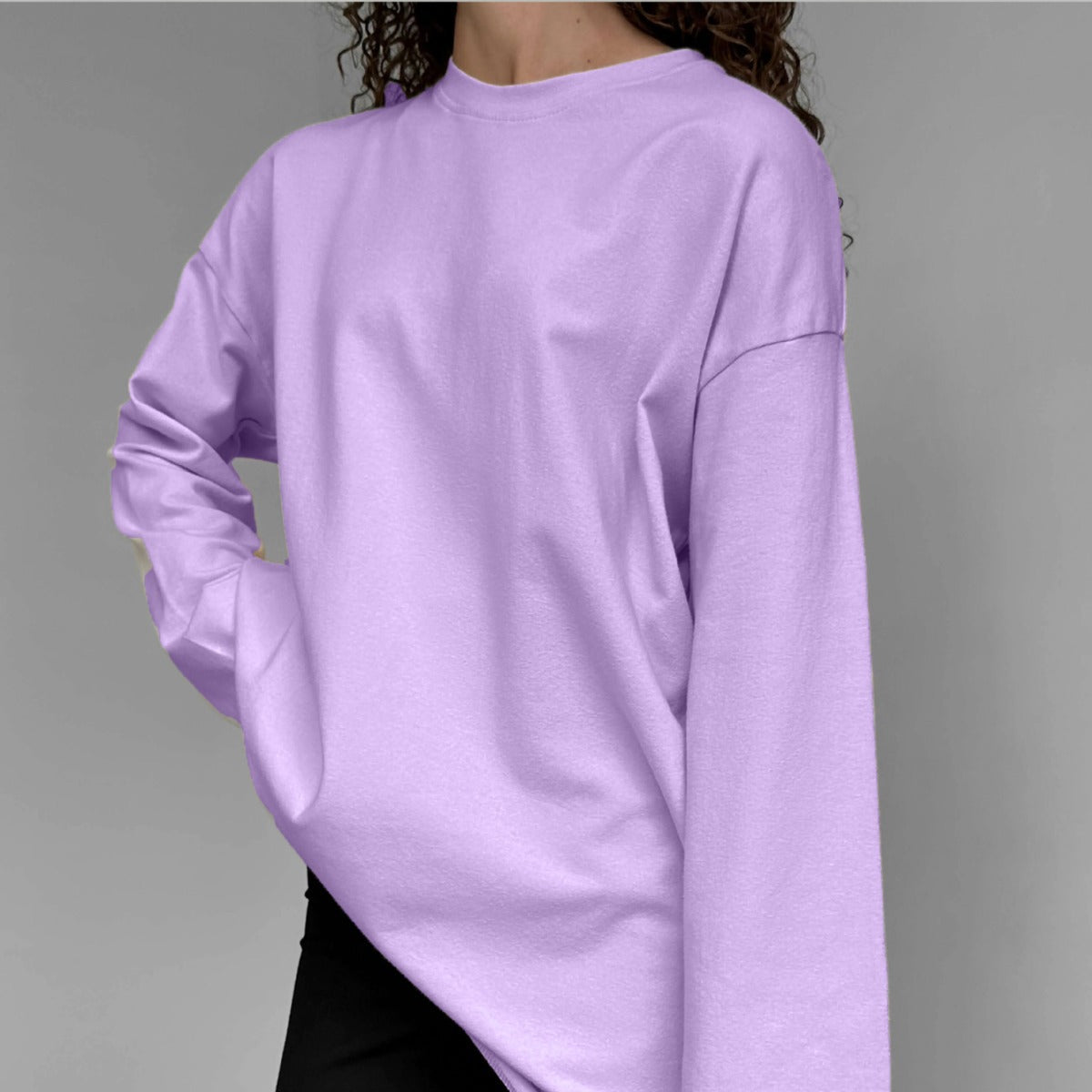 Casual Loose Cotton Long Sleeve T- Shirt