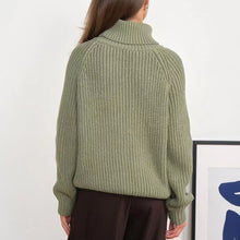 Load image into Gallery viewer, Simple Turtleneck Long Sleeve Sweater
