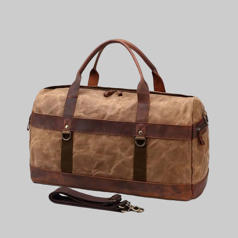 Waxed Canvas Duffle Bag Weekend Bag
