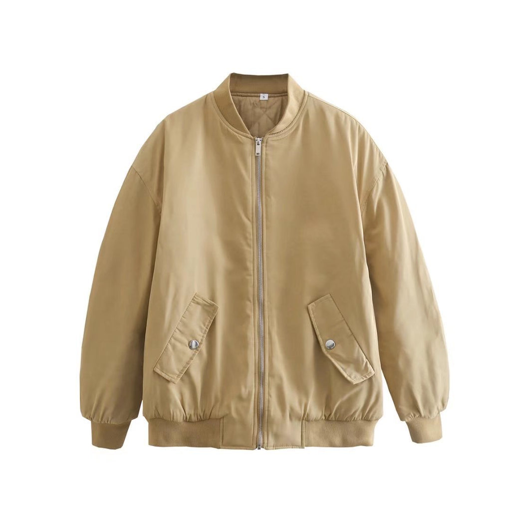 Loosr Bomber Zipper Up Jacket