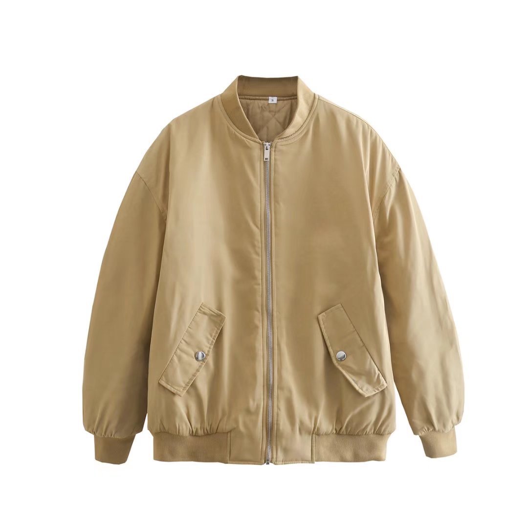 Loosr Bomber Zipper Up Jacket