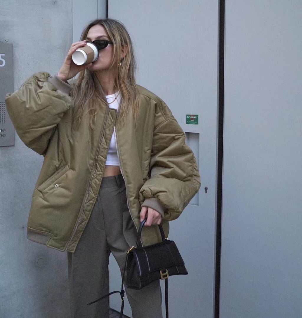 Loosr Bomber Zipper Up Jacket