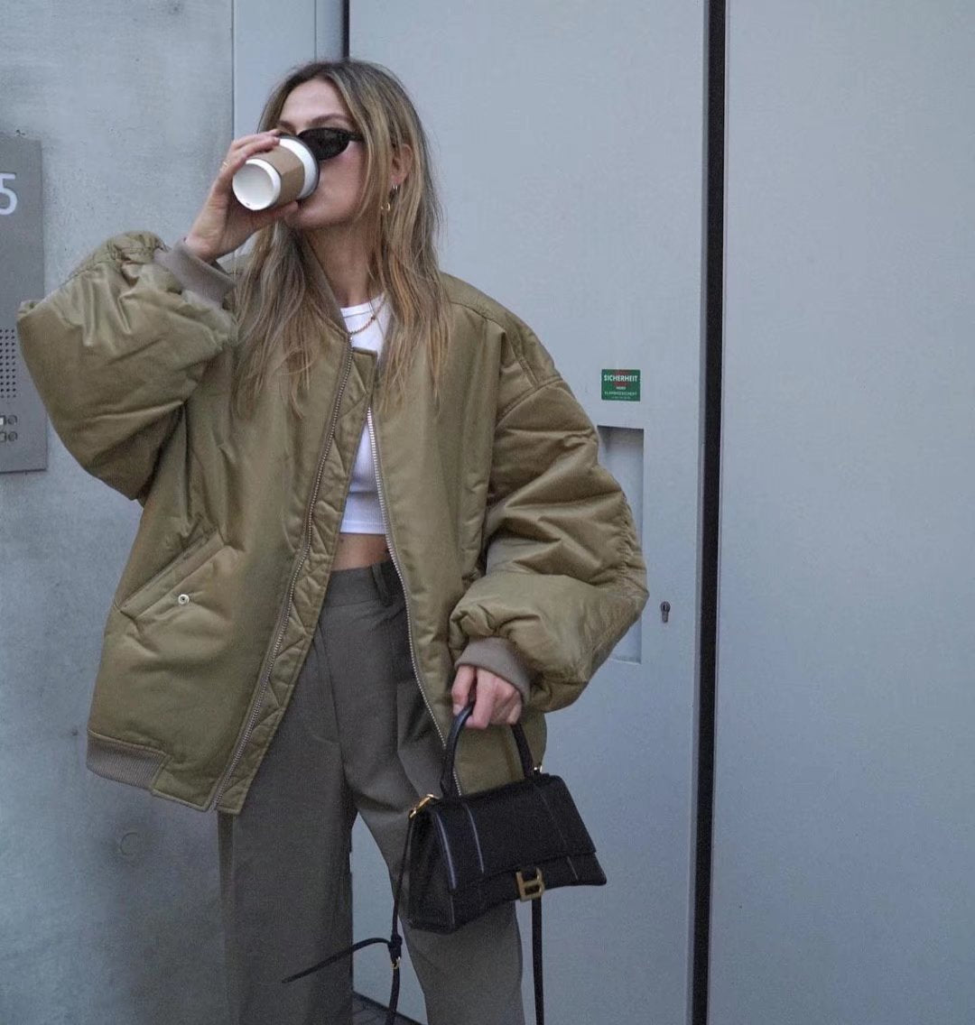 Loosr Bomber Zipper Up Jacket