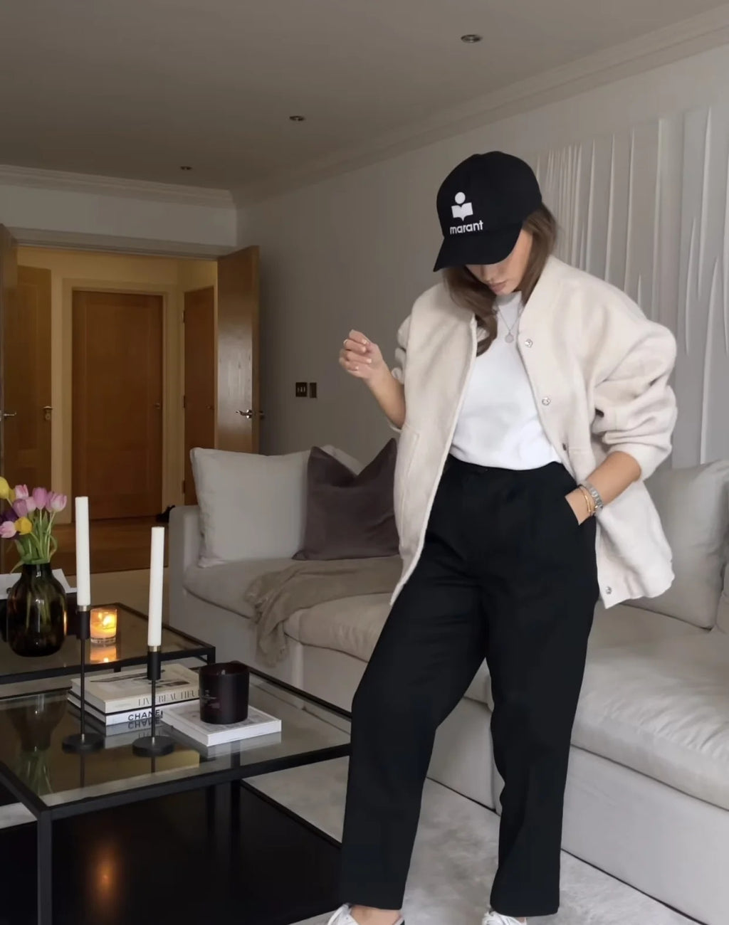 Oversize Stand Up Bomber Jacket