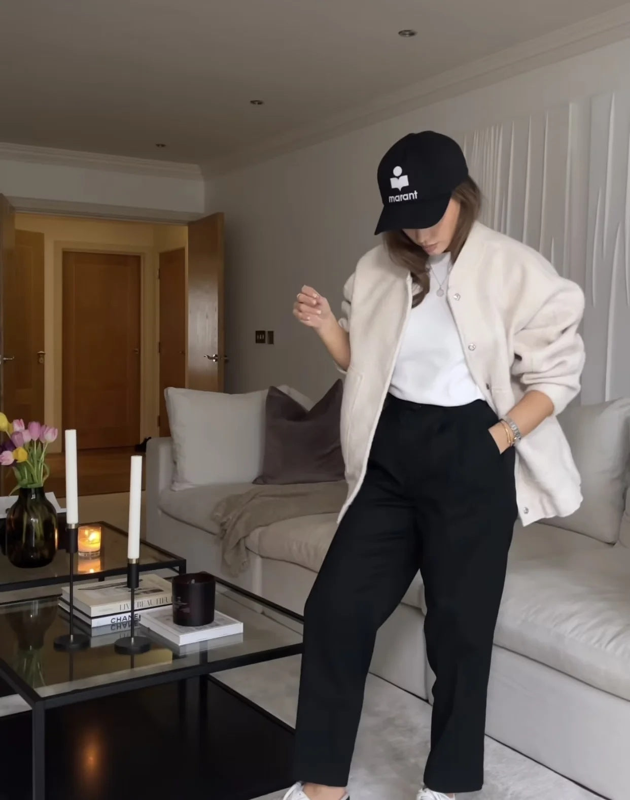 Oversize Stand Up Bomber Jacket