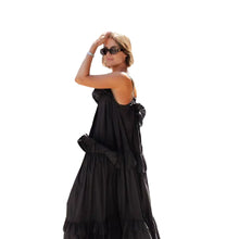 Load image into Gallery viewer, Simple Spaghetti Straps Ruffle Tiered Maxi Dress
