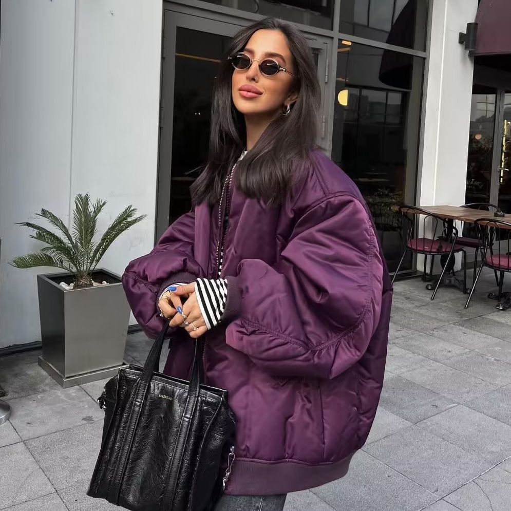 Loosr Bomber Zipper Up Jacket