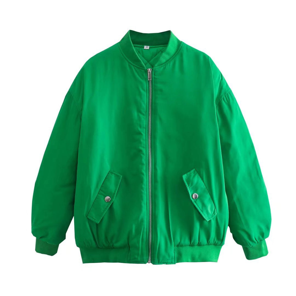 Loosr Bomber Zipper Up Jacket