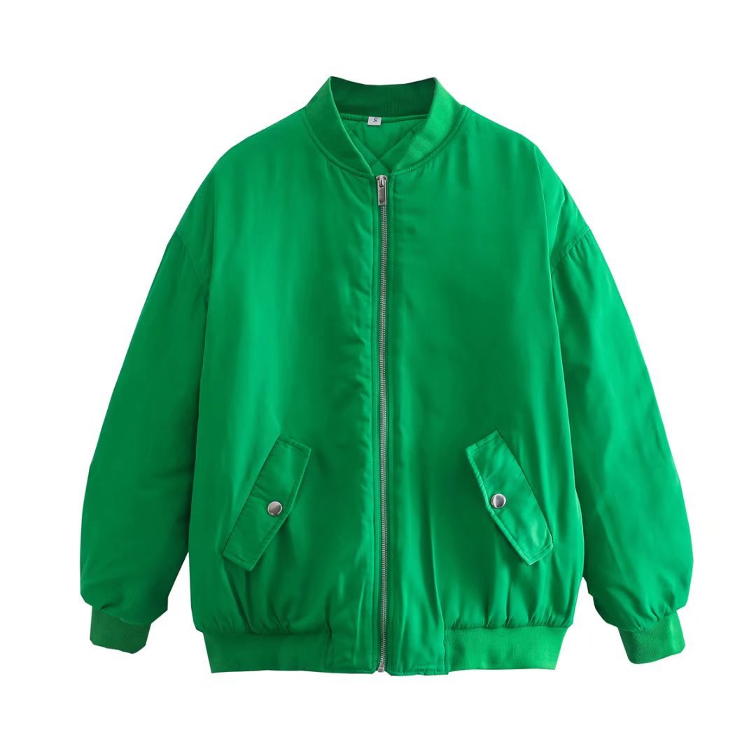 Loosr Bomber Zipper Up Jacket