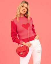 Load image into Gallery viewer, Women’s Valentine Love Turtleneck Pullover Sweater
