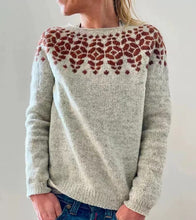 Load image into Gallery viewer, Fairman Island Jacquard Long Sleeve Crew Neck Sweater
