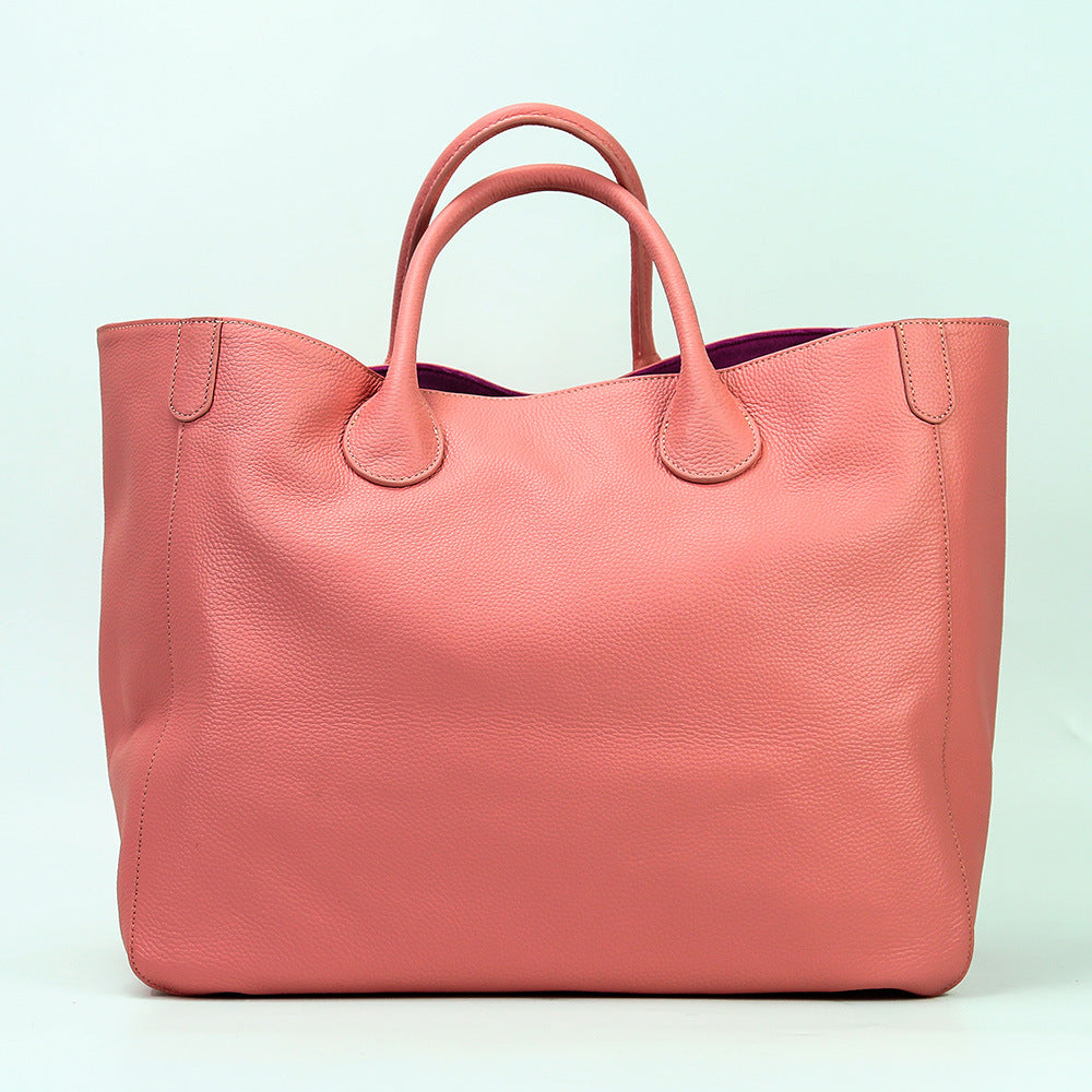 Large Classic Leather Tote Bag