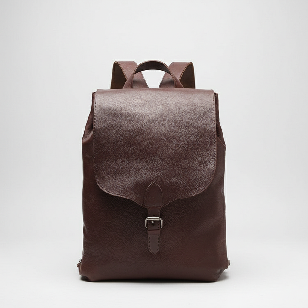 Classic Leather Backpack Women