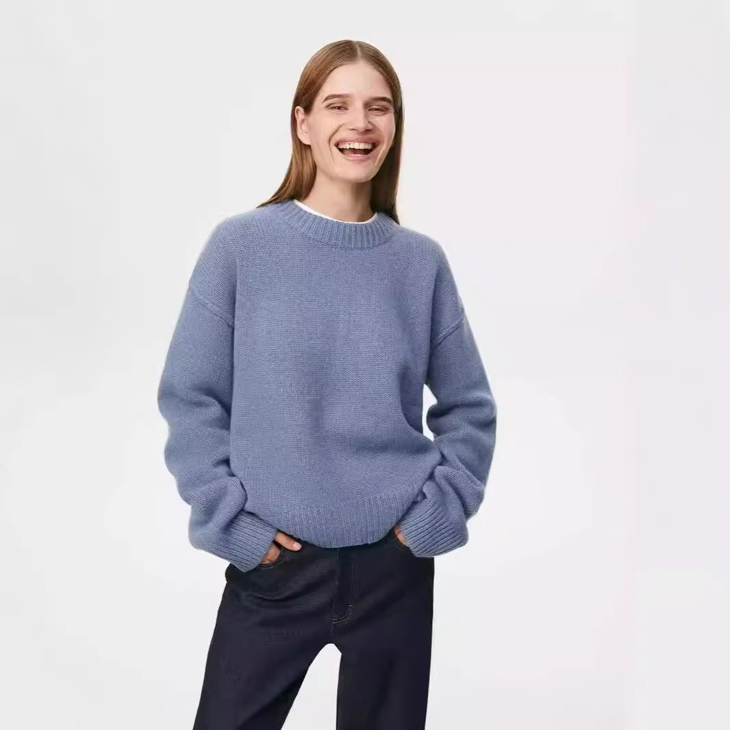 Crewneck Sweater Long Sleeve Pullover