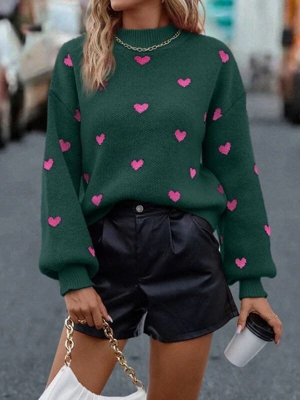 Cross My Heart Embroidered Sweater