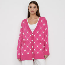 Load image into Gallery viewer, Love Brocade Autumn V-neck Cardigan Sweater
