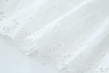 Load image into Gallery viewer, Loose White Cotton Frill Lace Dress
