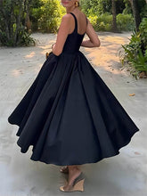 Load image into Gallery viewer, Trendy Straps A-line Mid Dress
