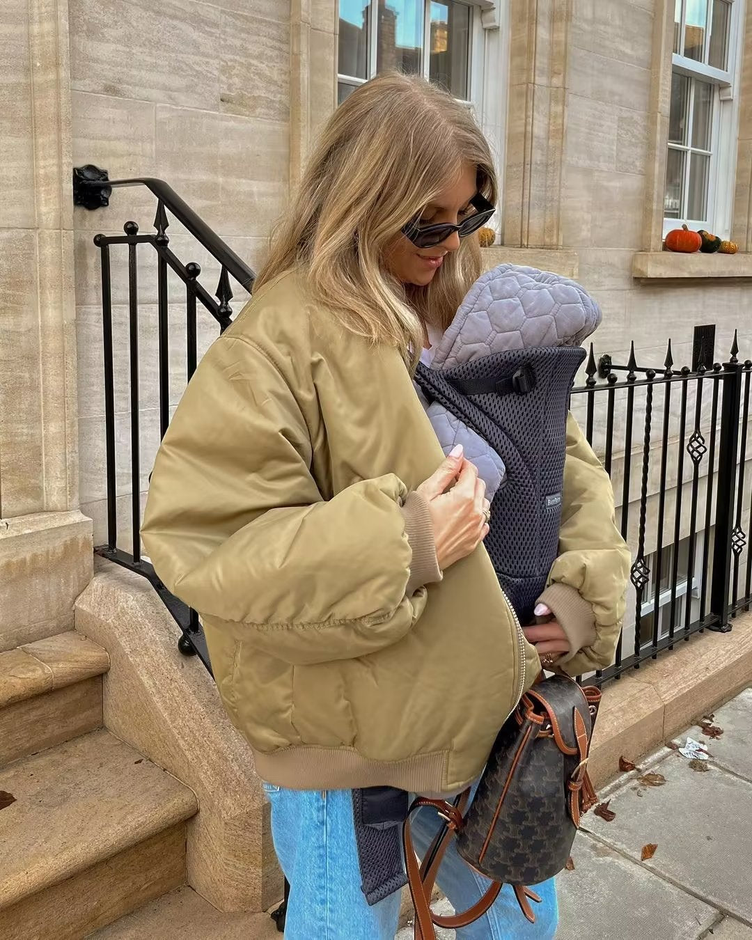 Loosr Bomber Zipper Up Jacket