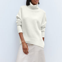 Load image into Gallery viewer, Simple Loose Turtleneck Pullover Sweater
