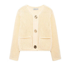 Load image into Gallery viewer, Classic Long Sleeves Pockets Cardigan
