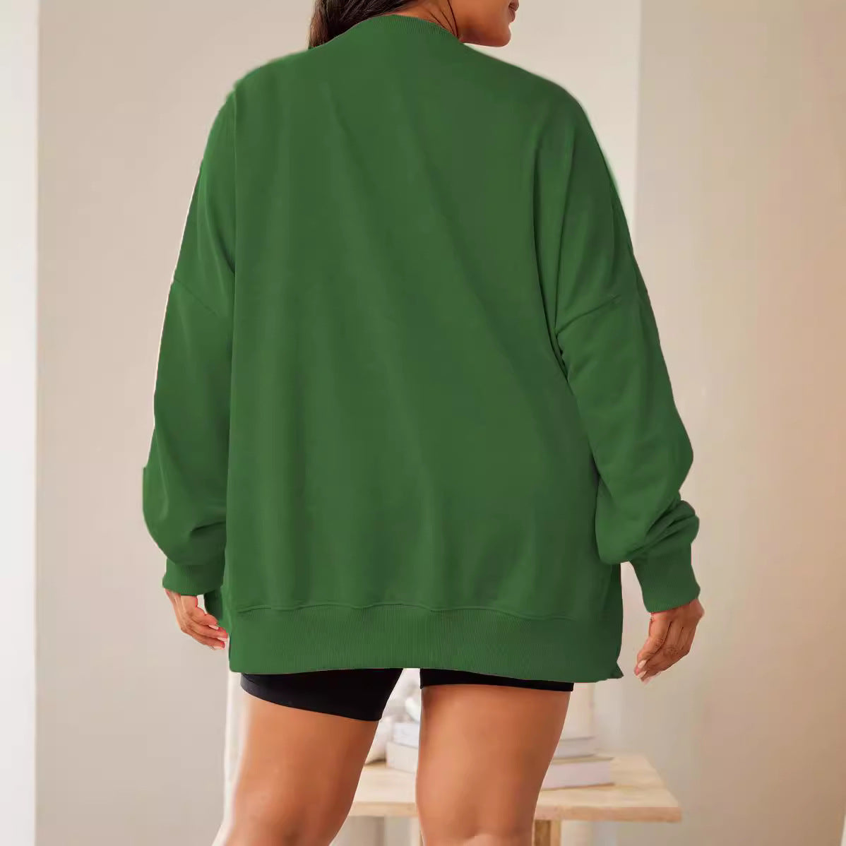 Christmas Sequined Loose Casual Long-sleeved Sweatshirt