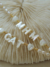 Load image into Gallery viewer, Personalized Pearl Name Necklace
