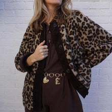 Load image into Gallery viewer, Leopard Jacket Pockets Buttons Casual Fall Spring Jacket
