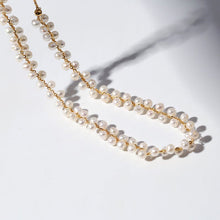 Load image into Gallery viewer, Seed Beads Natural Pearl Choker Necklace
