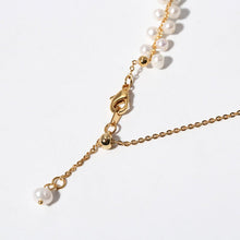 Load image into Gallery viewer, Seed Beads Natural Pearl Choker Necklace
