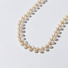 Load image into Gallery viewer, Seed Beads Natural Pearl Choker Necklace
