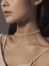 Load image into Gallery viewer, Seed Beads Natural Pearl Choker Necklace
