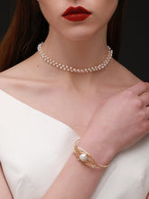 Load image into Gallery viewer, Seed Beads Natural Pearl Choker Necklace 
