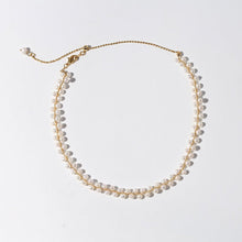 Load image into Gallery viewer, Seed Beads Natural Pearl Choker Necklace
