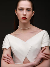 Load image into Gallery viewer, Seed Beads Natural Pearl Choker Necklace 
