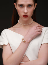 Load image into Gallery viewer, Seed Beads Natural Pearl Choker Necklace
